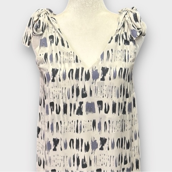 Banana Republic Tie-shoulder Drop Waist Midi Dress XS Tall - Picture 6 of 13